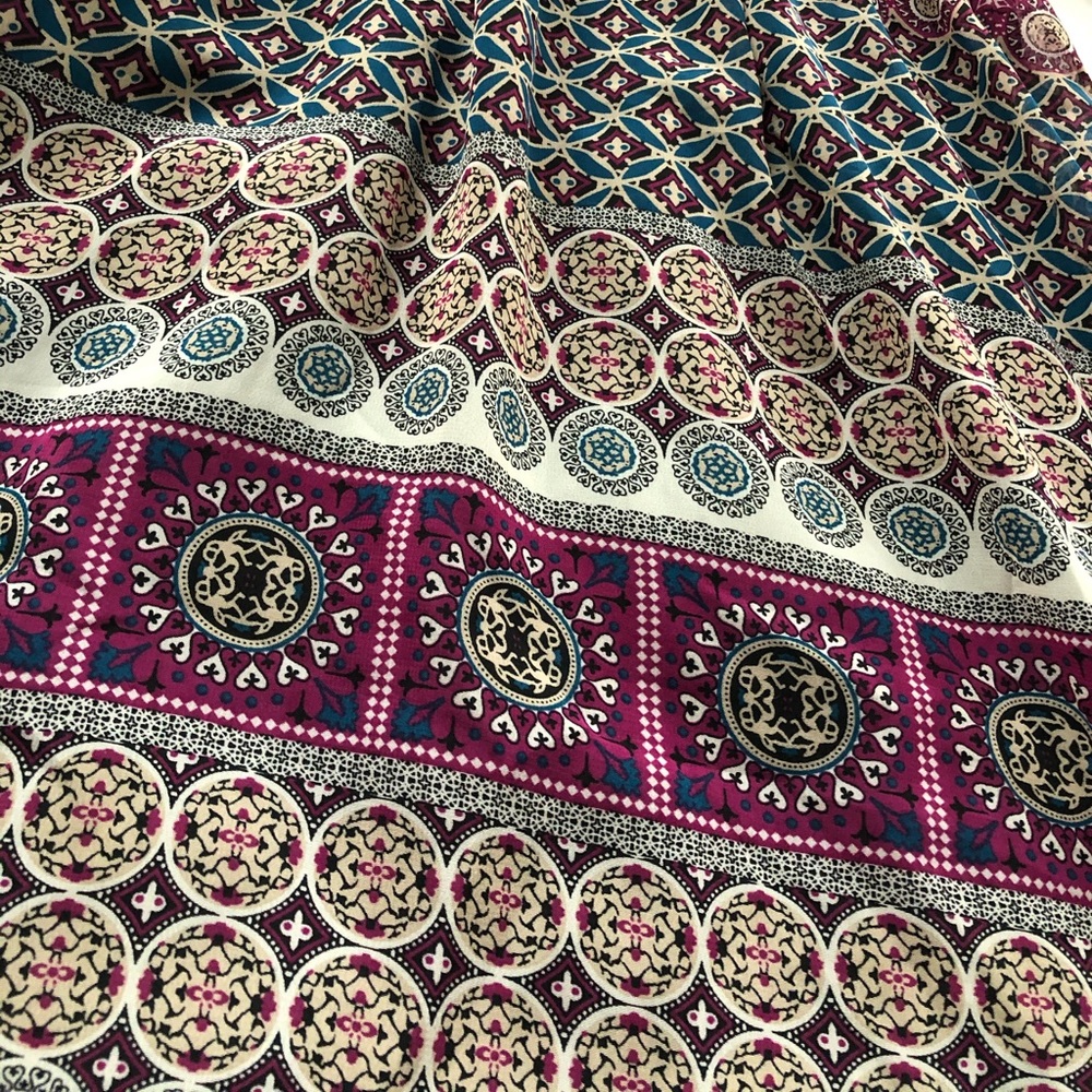 Design Lab Lord and Taylor Purple boho dress S - Picture 2 of 7